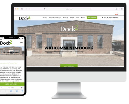 Our reference for corporate websites: Dock2