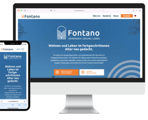 Unsere Referent für Websiten: Fontano