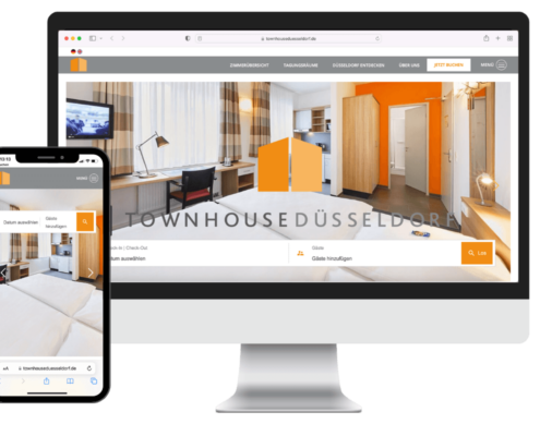 Our reference for websites: Townhouse Düsseldorf