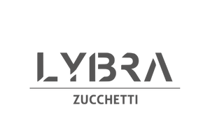 Schwarz-weiß Logo Lybra Tecg