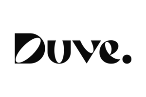 Schwarz-weiß Logo Duve