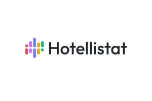 Schwarz-weiß Logo Hotellistat