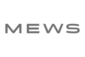 Schwarz-weiß Logo Mews