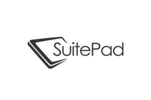 Schwarz-weiß Logo SuitePad