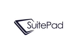 Schwarz-weiß Logo SuitePad